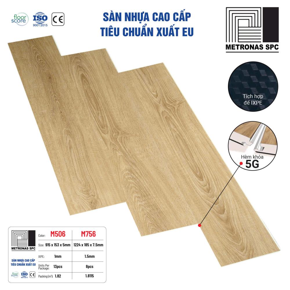 SÀN NHỰA METRONAS DÀY 5-7,5MM