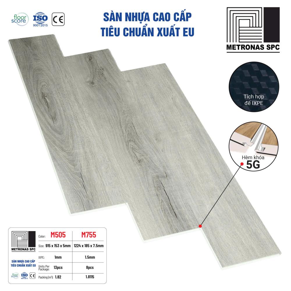 SÀN NHỰA METRONAS DÀY 5-7,5MM