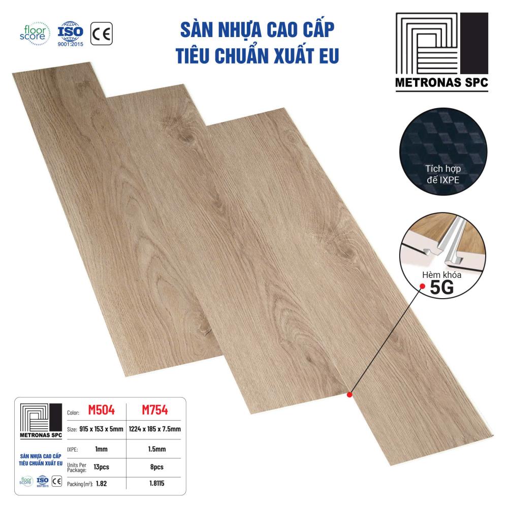 SÀN NHỰA METRONAS DÀY 5-7,5MM